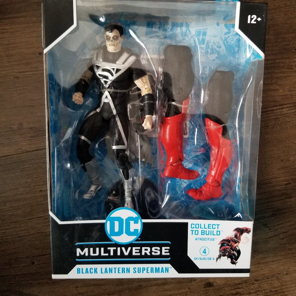 McFarlane Black Lantern Superman (DC Comics) (Atrocitus Buil A Figure)